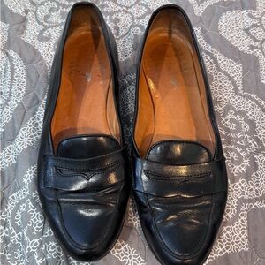 Ralph Lauren Black Leather Flats